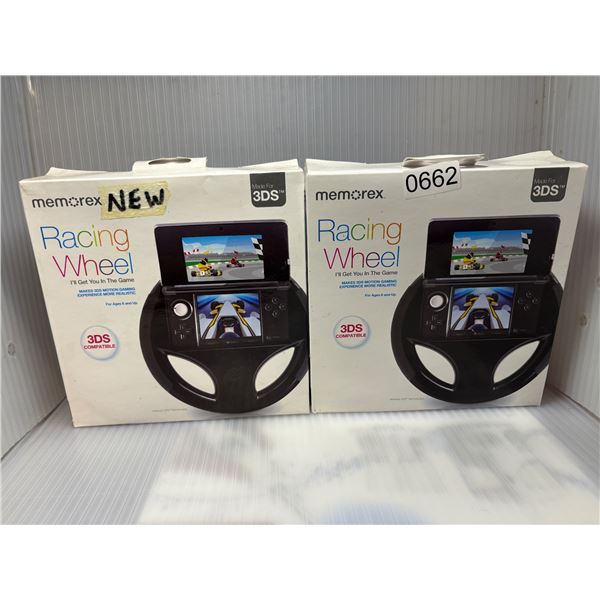 3 pc Memorex racing wheel for 3DS