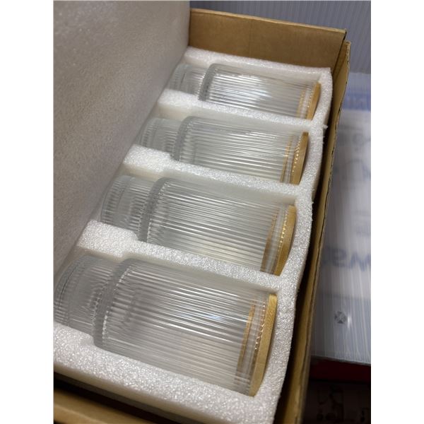 Hovshelf Robbed Glass Cups 4 pack
