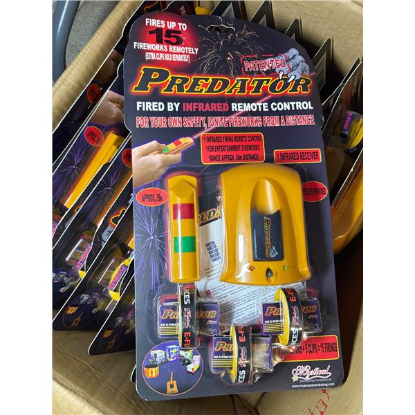 16 pc new PREDAOR Fired by infrared remote control upto 15 fireworks remotely