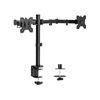 Image 1 : 13 pc VIVO Dual Monitor desk mounts - retail $50/pc