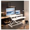 Image 2 : VIVO 32 inch Desk Converter, K Series, Height Adjustable Sit to Stand Riser, Dual Monitor and Laptop