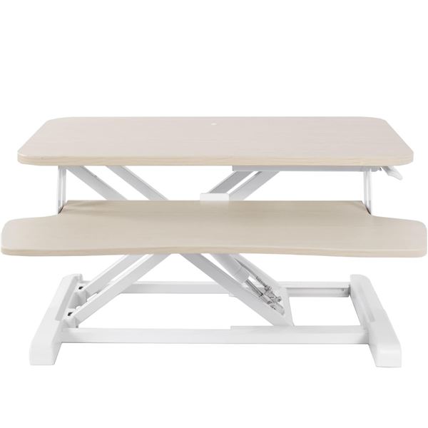 VIVO 26 inch Desk Converter, K Series, Height Adjustable Sit to Stand Riser, Dual Monitor and Laptop