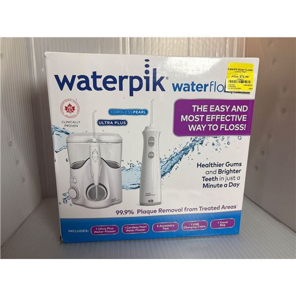 Waterpik water flosser with Ultra Plus and Cordless Pearl