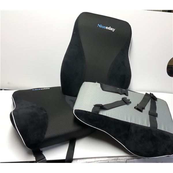 3 New  Lumbar Back Support, Cushion Car Seat, Wheelchair Office Chair...by Nieeeday