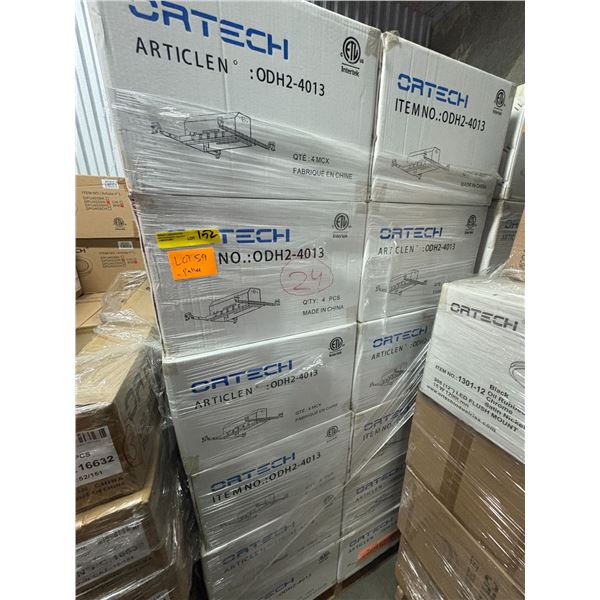 Pallet of Ortech ODH2-4013 Multi Spot Air Tight Housing - approx. 24 boxes (96 pcs) $. PICKUP FOR TH