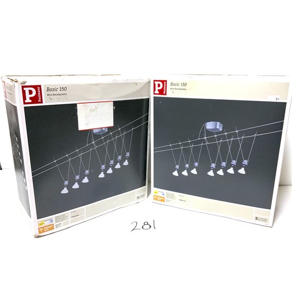 2 New boxes Paulmann Basic 150 set wire Deco System LED Cable system TunLED Basic Set 5x150lm 5x4W 2