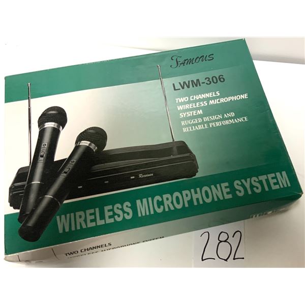 Famous LWM - 306 wireless Microphone System 2 Channels
