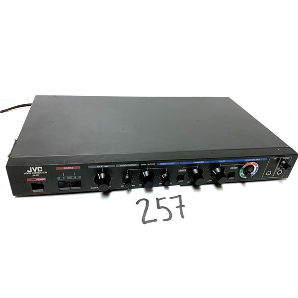 JVC JX-C7 Video Corrector/Enhancer. Alters color balance and enhances composite video signals. Can a