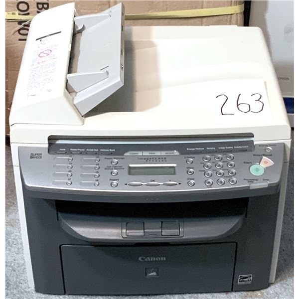 Canon ImageCLASS MF4350d multifunction laser printer. Monochrome laser with print/copy/scan/fax. Dup