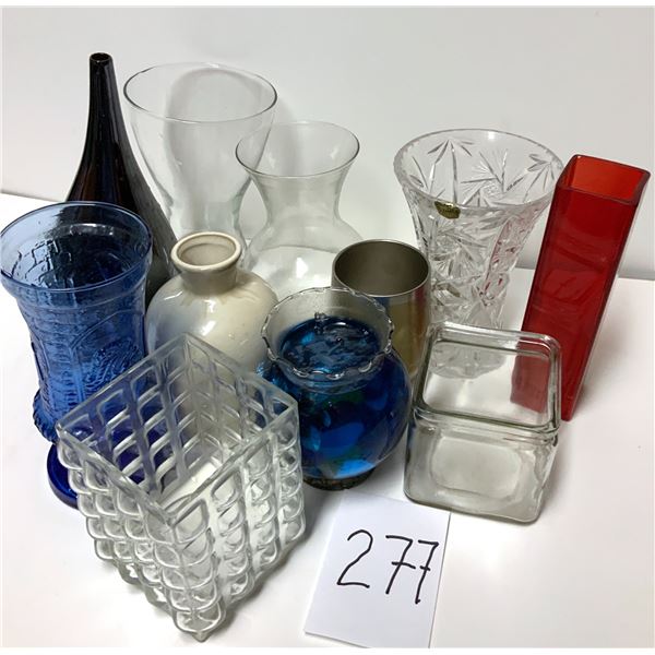 Big assortment of flower pots.