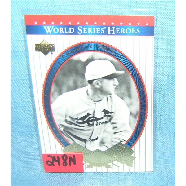 Frankie Frisch retro style style baseball card