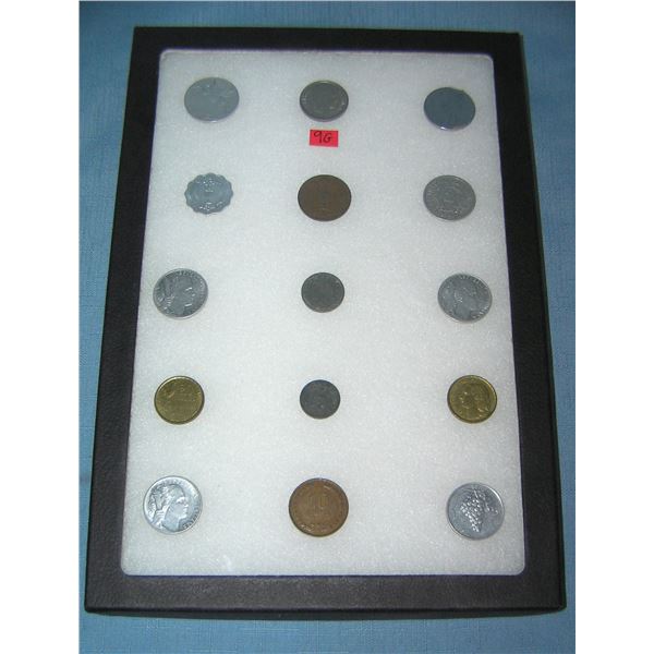 Group of world coins