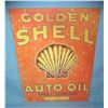 Image 1 : Golden Shell auto oil retro style advertising sign