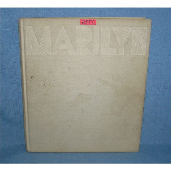 Marilyn Monroe photo illustrated hard cover book