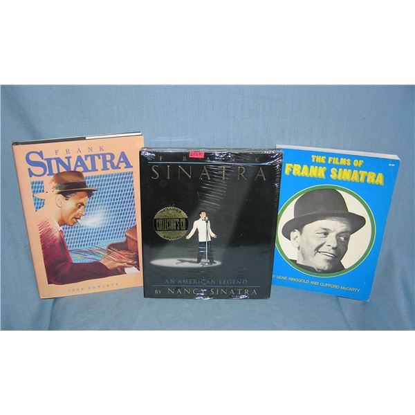 Group of 3 Frank Sinatra books