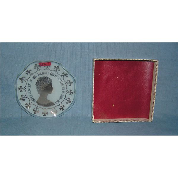 Silver Jubilee of her Majesty Queen Elizabeth II souvenir dish