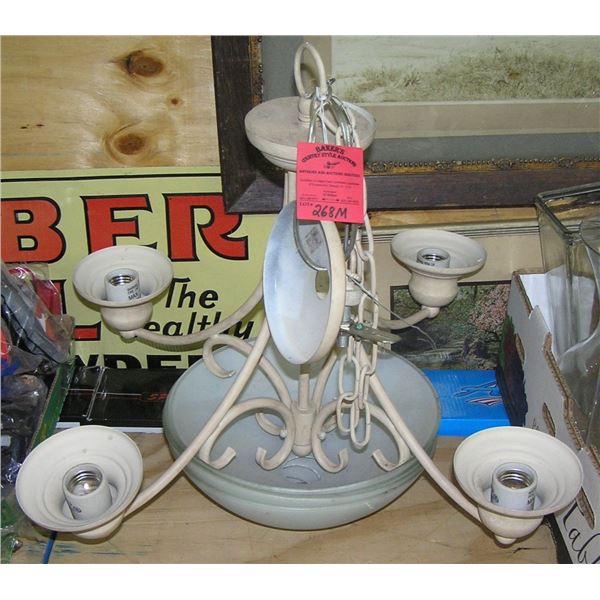 Modern hanging chandelier