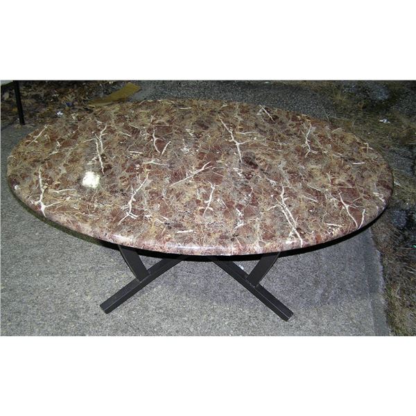 Marbelized coffee table