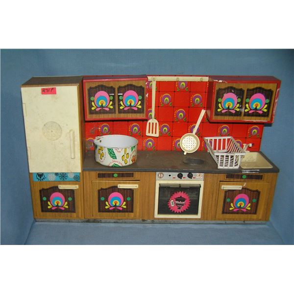 Vintage tin kitchen play set