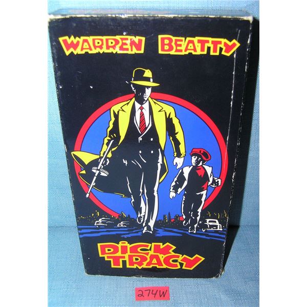 Vintage Dick Tracy VHS movie video