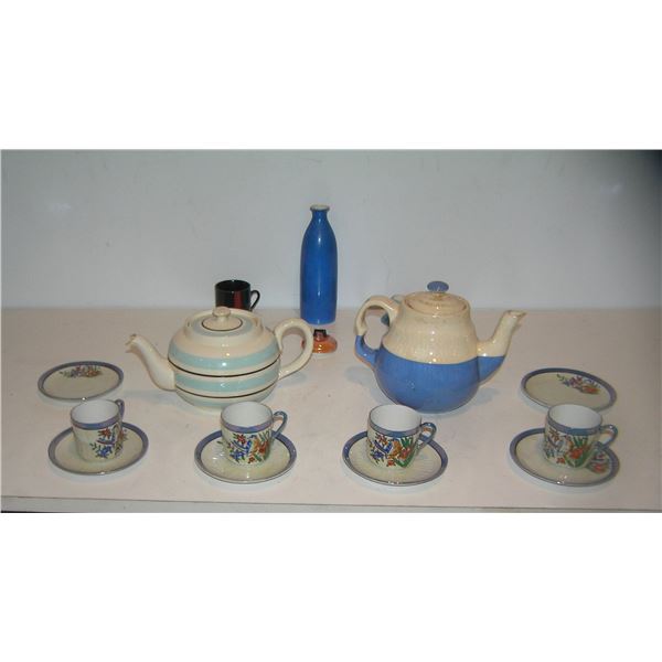 20 piece art pottery and Japanese ware group