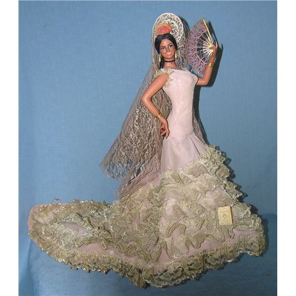 Fancy Spanish dancer doll