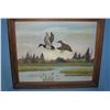 Image 1 : W. T. Miller artist signed Two Mallards oil on canvas board