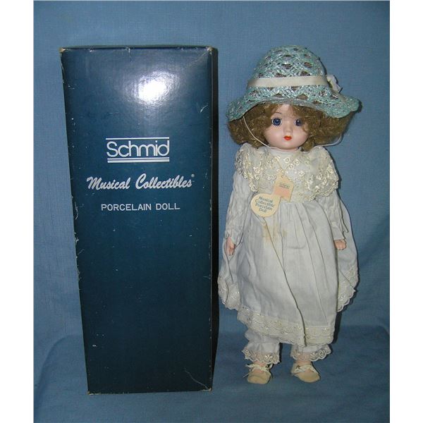 Schmid musical collectible doll