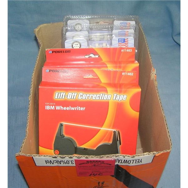 IBM and Brother correctible ribbon cartridges