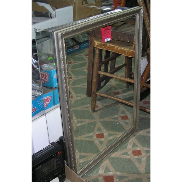 Modern mirrored glass medicine cabinet