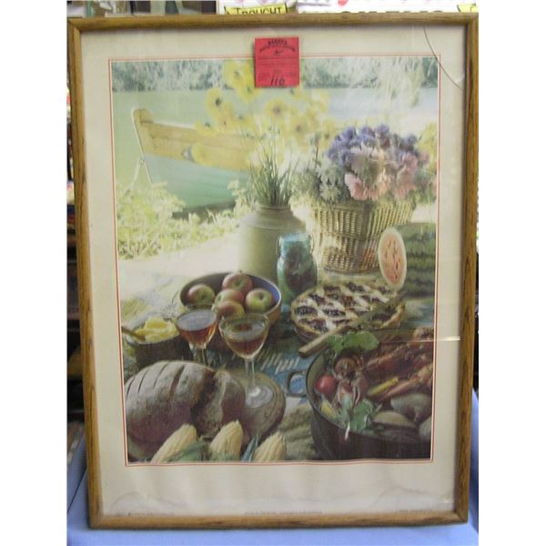 Festive decorative print