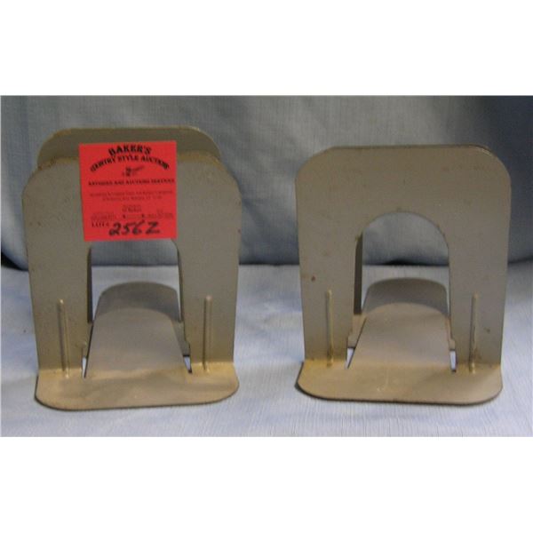 Four pairs of vintage book ends