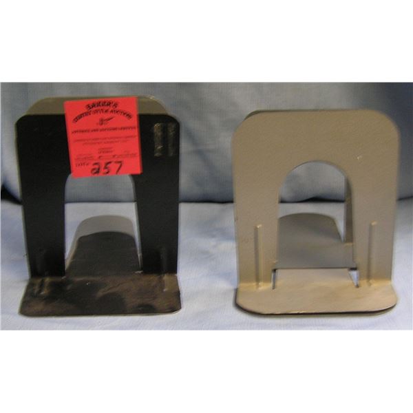 Four pairs of vintage book ends