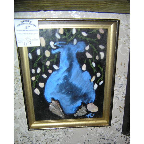 Matted and framed original art