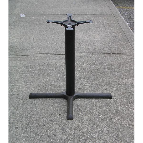 Cast iron table base