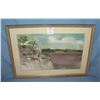 Image 1 : Bluff of the Mississippi original framed art work