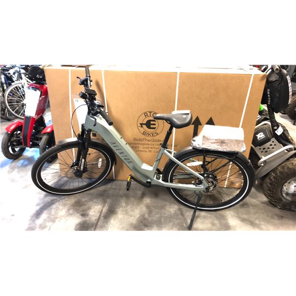 GREY AVENTON LEVEL.3 FRONT SUSPENSION 8 SPEED ELECTRIC BIKE