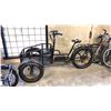 Image 1 : BLACK 7 SPEED 3 WHEEL CARRIER ELECTRIC BIKE