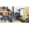 Image 3 : BLACK 7 SPEED 3 WHEEL CARRIER ELECTRIC BIKE