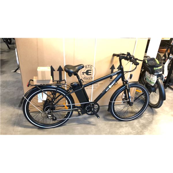 BLACK RTG IMPERIAL FRONT SUSPENSION 8-SPEED ELECTRIC BIKE
