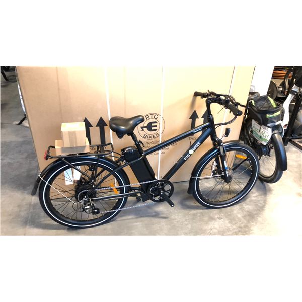 BLACK RTG IMPERIAL FRONT SUSPENSION 8-SPEED ELECTRIC BIKE