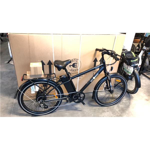 BLACK RTG IMPERIAL FRONT SUSPENSION 8-SPEED ELECTRIC BIKE