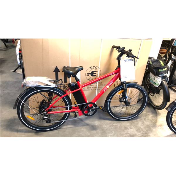 RED RTG IMPERIAL FRONT SUSPENSION 8-SPEED ELECTRIC BIKE