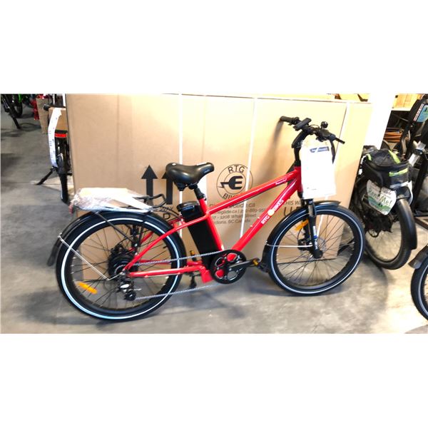 RED RTG IMPERIAL FRONT SUSPENSION 8-SPEED ELECTRIC BIKE