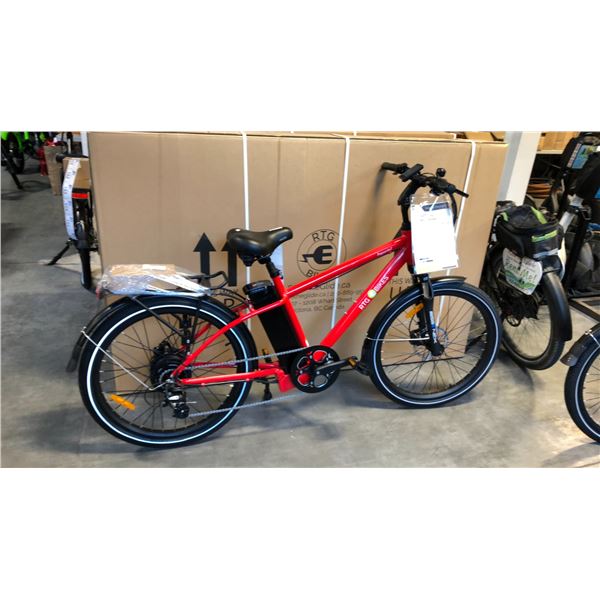 RED RTG IMPERIAL FRONT SUSPENSION 8-SPEED ELECTRIC BIKE