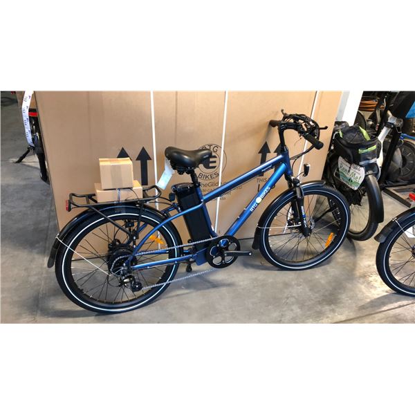 BLUE RTG IMPERIAL FRONT SUSPENSION 8-SPEED ELECTRIC BIKE