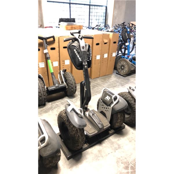 BLACK SEGWAY X2 TWO-WHEELED SELF-BALANCING FORMER RENTAL PERSONAL TRANSPORT UNIT