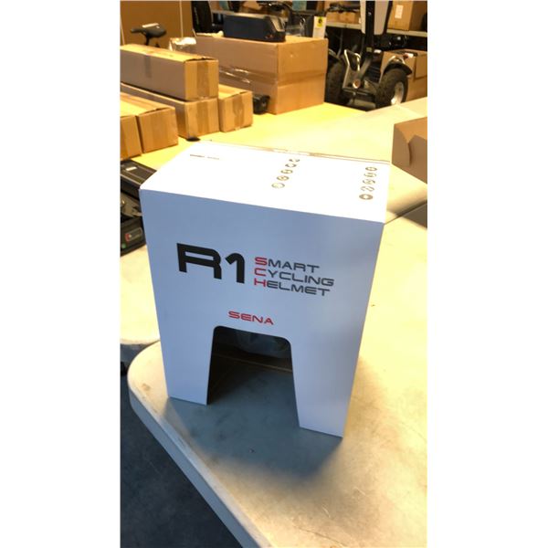 BLACK SENA R1 SMART CYCLING HELMET W/ BLUETOOTH SIZE MEDIUM