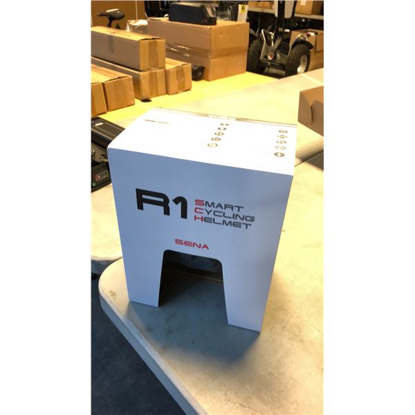 BLACK SENA R1 SMART CYCLING HELMET W/ BLUETOOTH SIZE MEDIUM