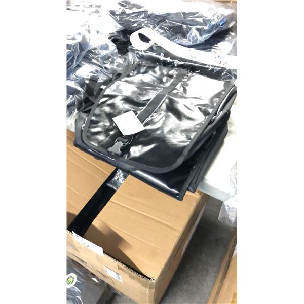 BLACK DUAL SADDLE BAGS